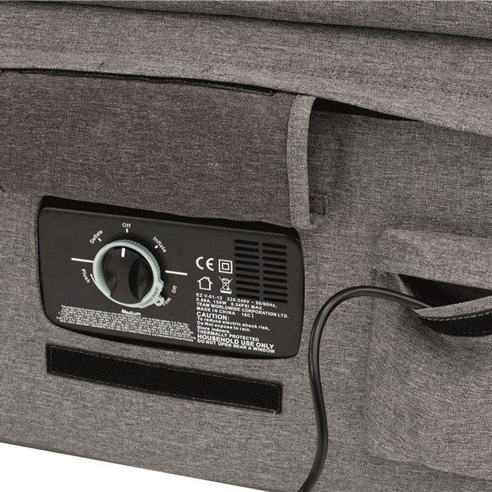 Detailansicht eines integrierten Ventils mit Verschluss.