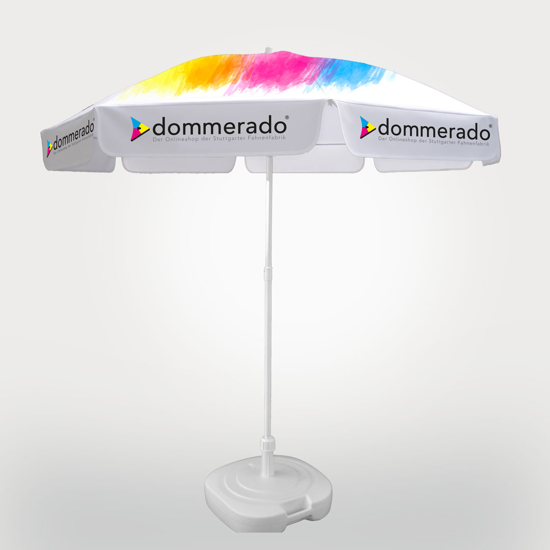 Sonnenschirm Rund mit Volant 180 cm