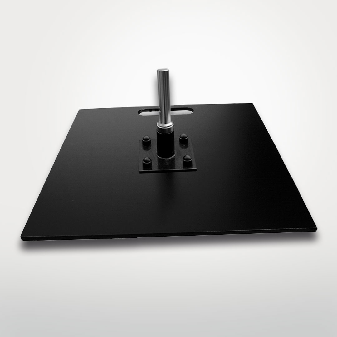 Bodenplatte 50 x 50 cm | 15 kg mit Bolzen